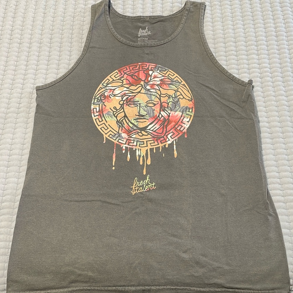 Fresh Talent Medusa Head Tank Top - Mens Medium